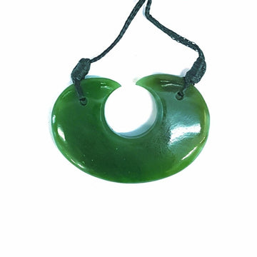 New Zealand Greenstone Pendant - Breast Plate 70mm